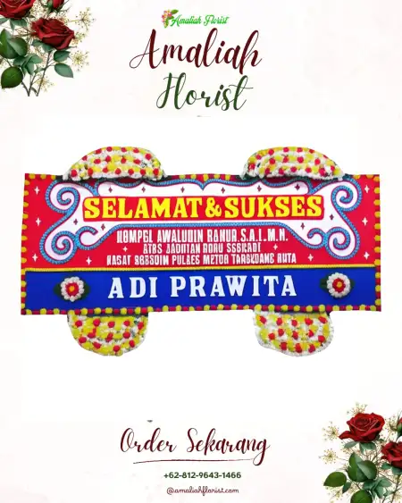 Papan Bunga Ucapan Selamat Outdoor Wedding Tangerang Selatan